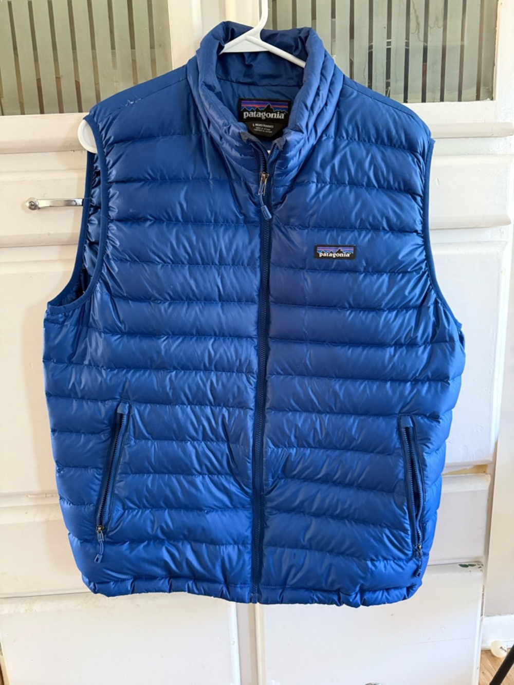 Patagonia Men's Blue Down Vest - Lightweight Insulated Shell